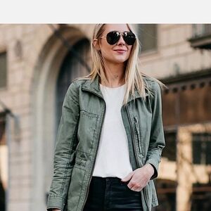 Madewell Utility Jacket in Sage Green